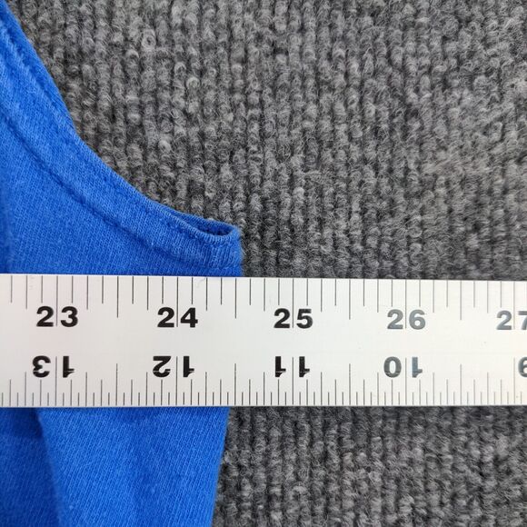 Indianapolis Indiana Racing Tank Top Mens Sleeveless Blue Crew Neck Regular Fit - Picture 12 of 13